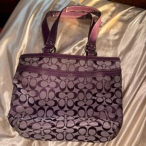 バッグ Vintage Coach Purple Becket Shoulder Bag Vintage Coach Becket Shoulder Bag Purple 611 | eBay